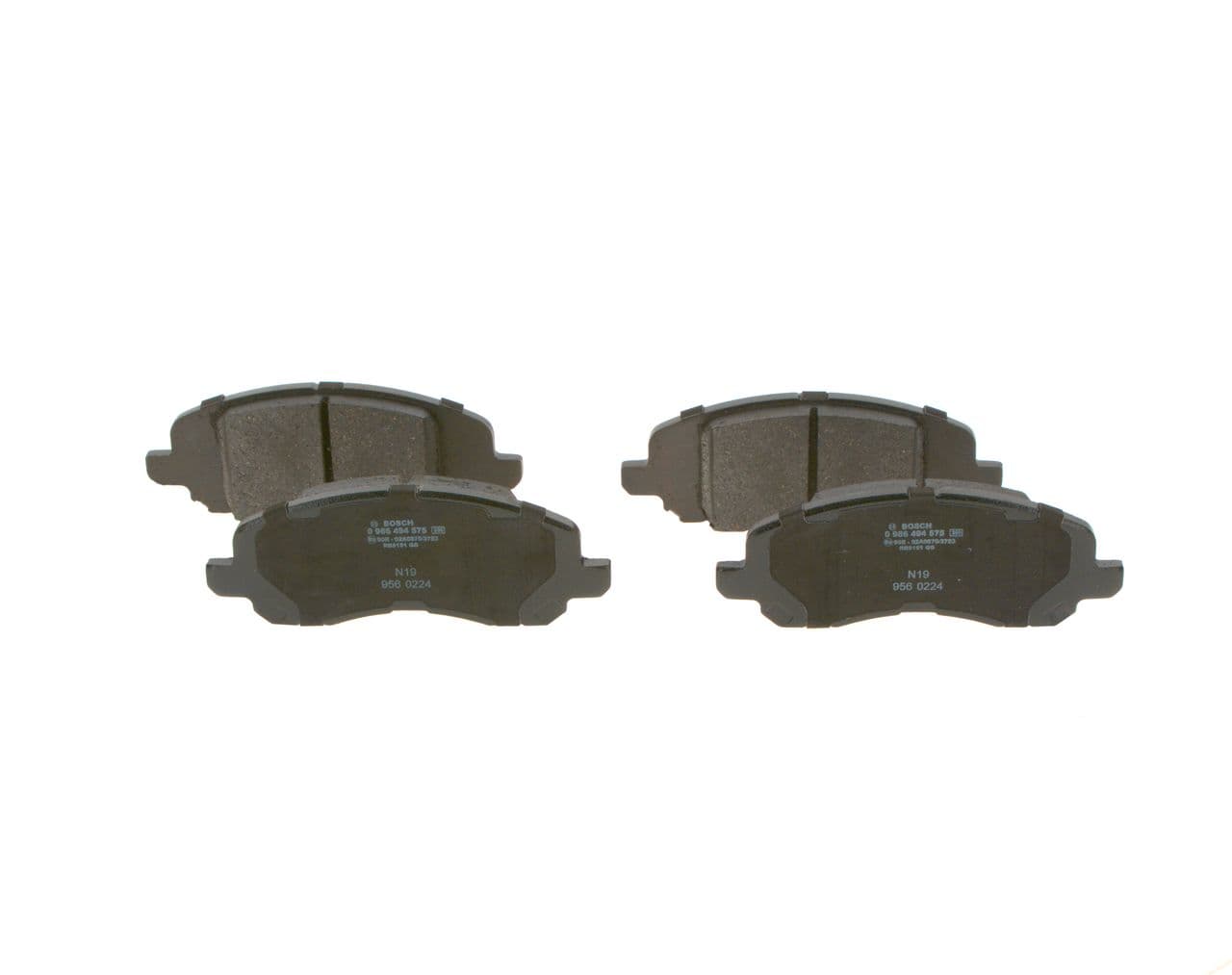 set placute frana,frana disc BOSCH 0 986 494 575