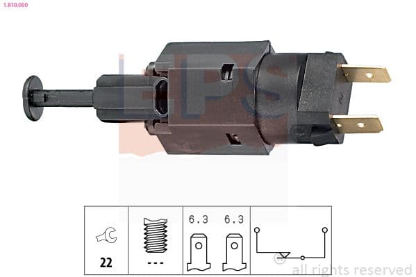 Comutator lumini frana EPS Made in Italy - OE Equivalent 1.810.050