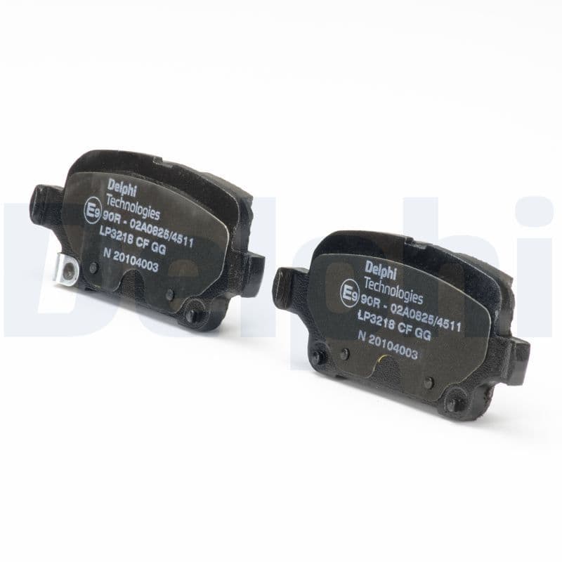 set placute frana,frana disc DELPHI LP3218