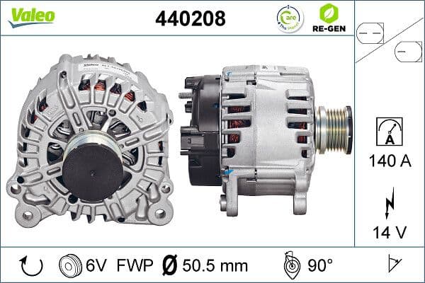 Generator / Alternator VALEO 440208