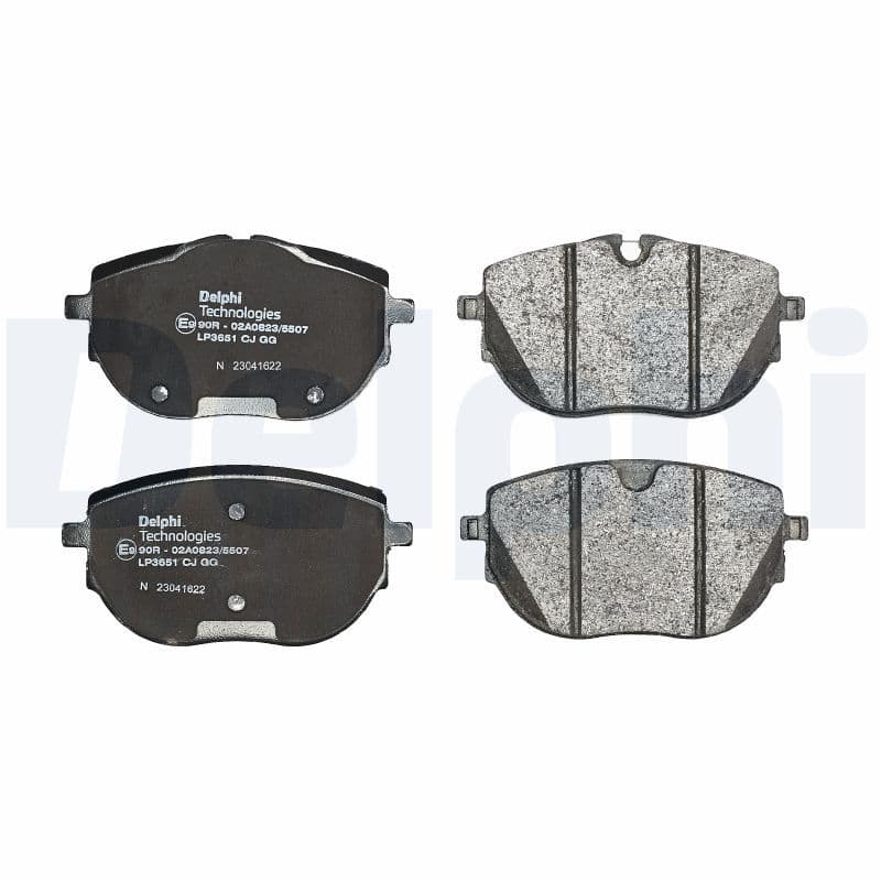 set placute frana,frana disc DELPHI LP3651