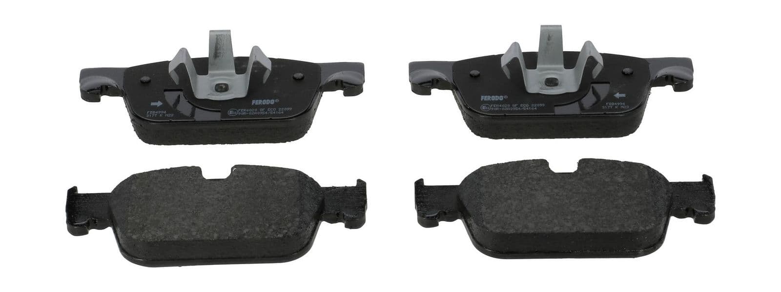 set placute frana,frana disc FERODO PREMIER ECO FRICTION FDB4994