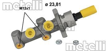 Pompa centrala, frana METELLI 05-0426