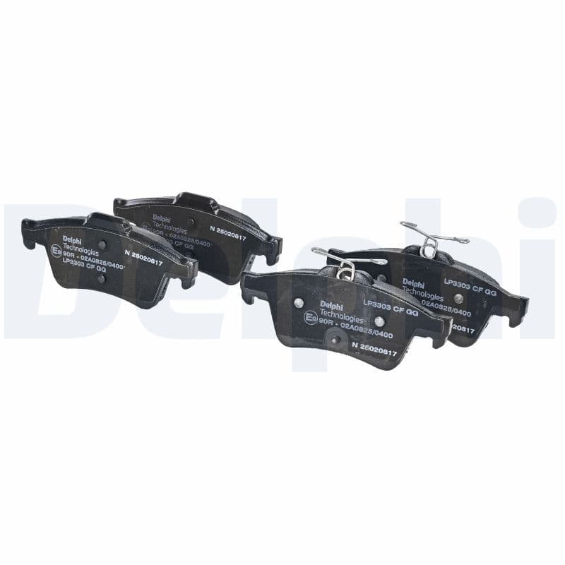 set placute frana,frana disc DELPHI LP3303