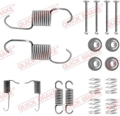 Set accesorii, sabot de frana QUICK BRAKE 105-0696