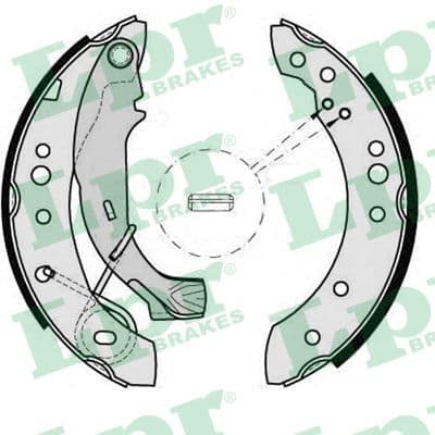 Set saboti frana LPR 08150