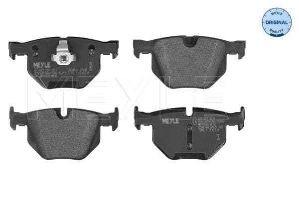 set placute frana,frana disc MEYLE -ORIGINAL: True to OE. 025 237 3217