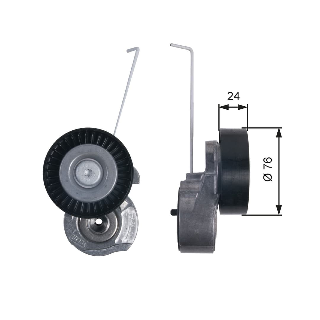 Intinzator curea, curea distributie GATES T38495