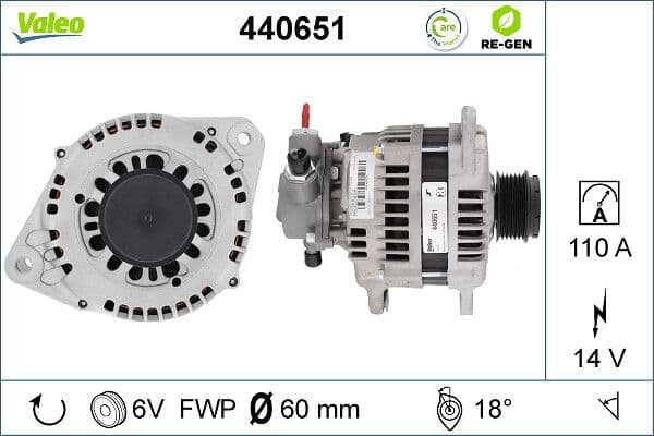 Generator / Alternator VALEO 440651