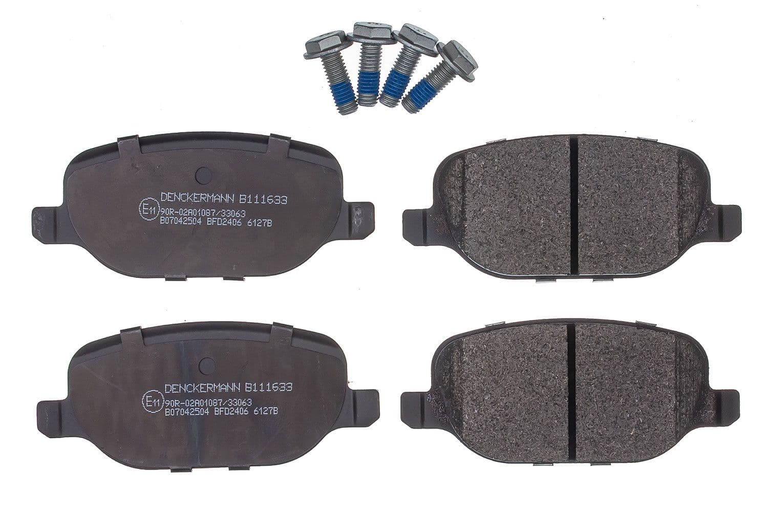 set placute frana,frana disc DENCKERMANN B111633