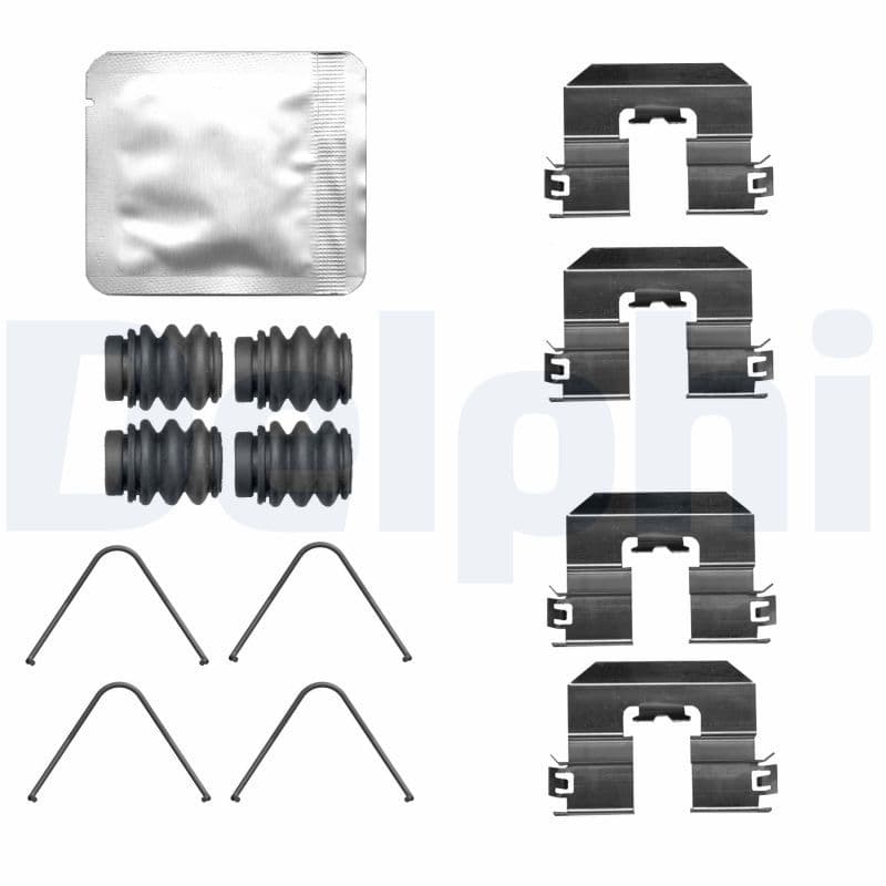 Set accesorii, placute frana DELPHI LX0819