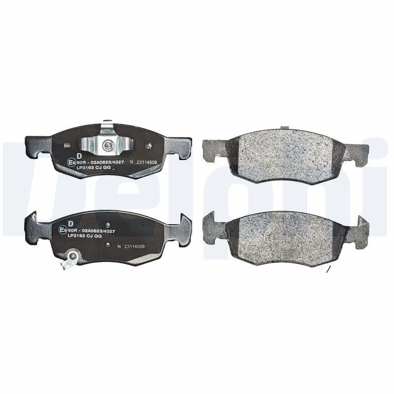 set placute frana,frana disc DELPHI LP3163