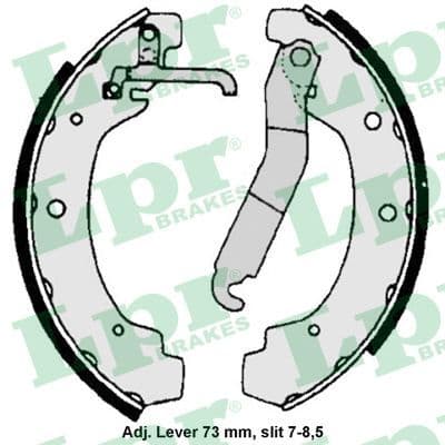 Set saboti frana LPR 06740