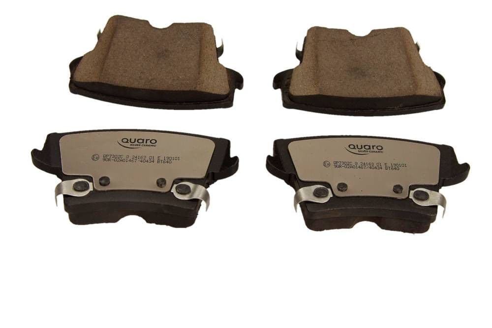 set placute frana,frana disc QUARO SILVER CERAMIC QP7302C