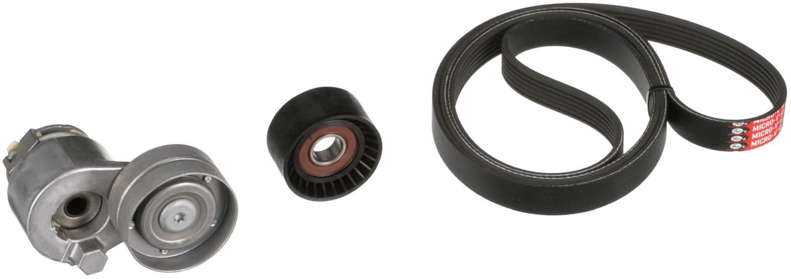 Set curea transmisie cu caneluri GATES Micro-V® K036PK1795