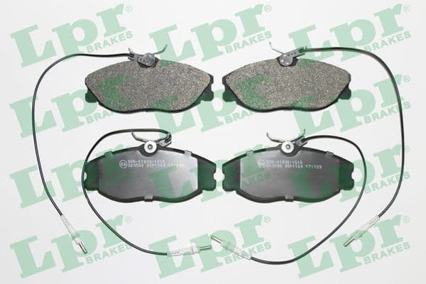 set placute frana,frana disc LPR 05P1104