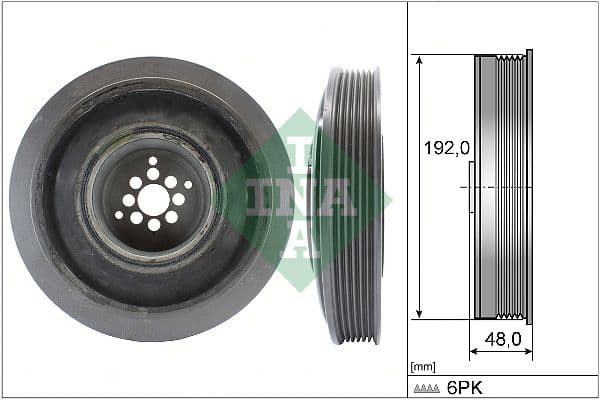 Fulie curea, arbore cotit Schaeffler INA 544 0102 10