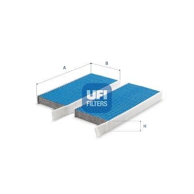 Filtru, aer habitaclu UFI ARGENTIUM 34.173.00