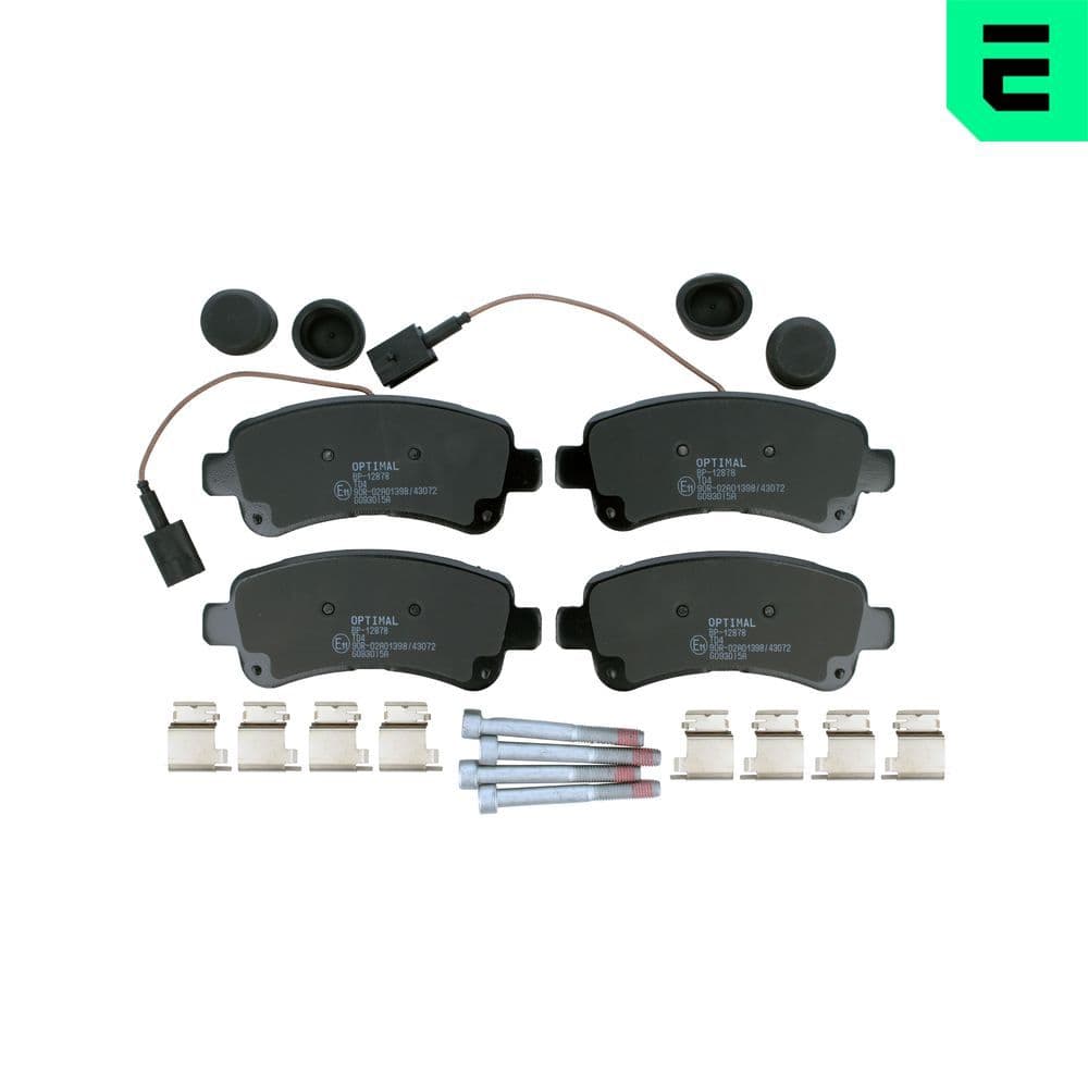 set placute frana,frana disc OPTIMAL BP-12878