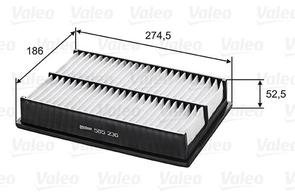 Filtru aer VALEO 585236