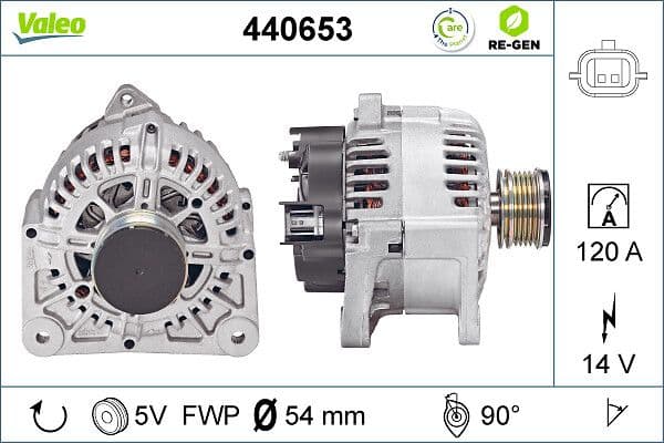 Generator / Alternator VALEO 440653