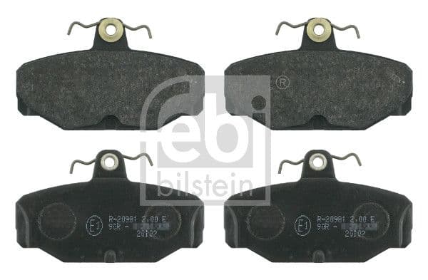 set placute frana,frana disc FEBI BILSTEIN 16169