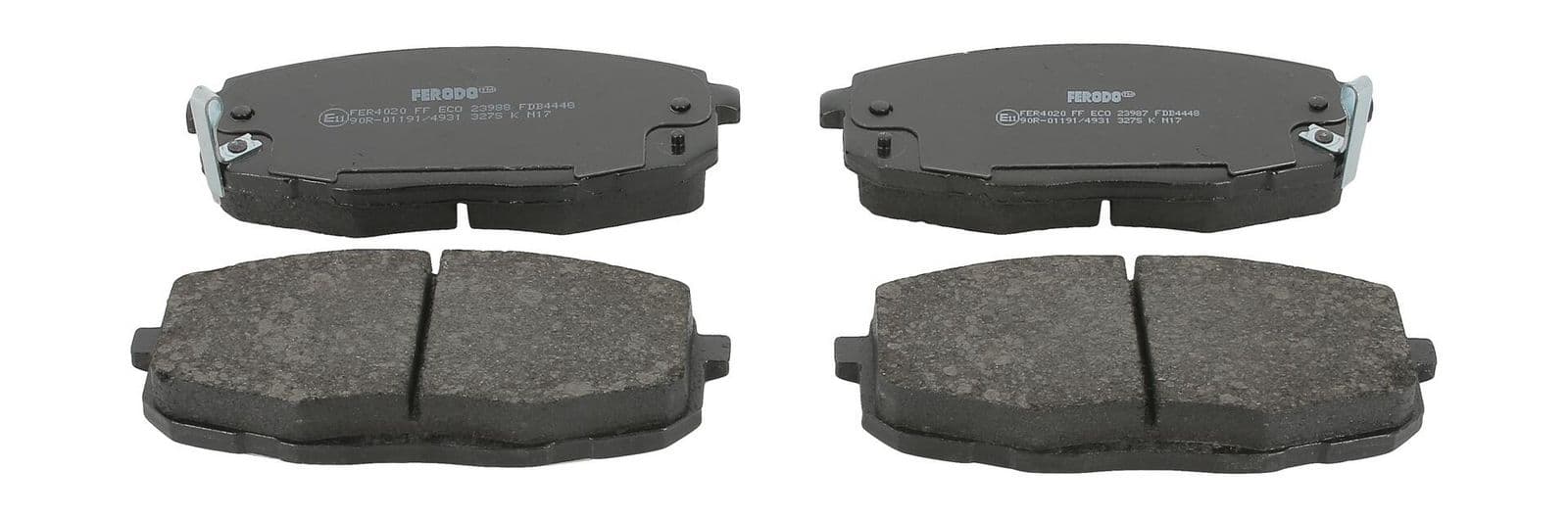 set placute frana,frana disc FERODO PREMIER ECO FRICTION FDB4448