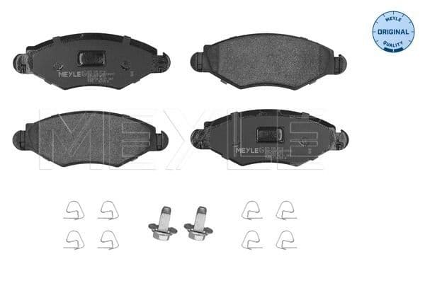 set placute frana,frana disc MEYLE -ORIGINAL: True to OE. 025 235 9718