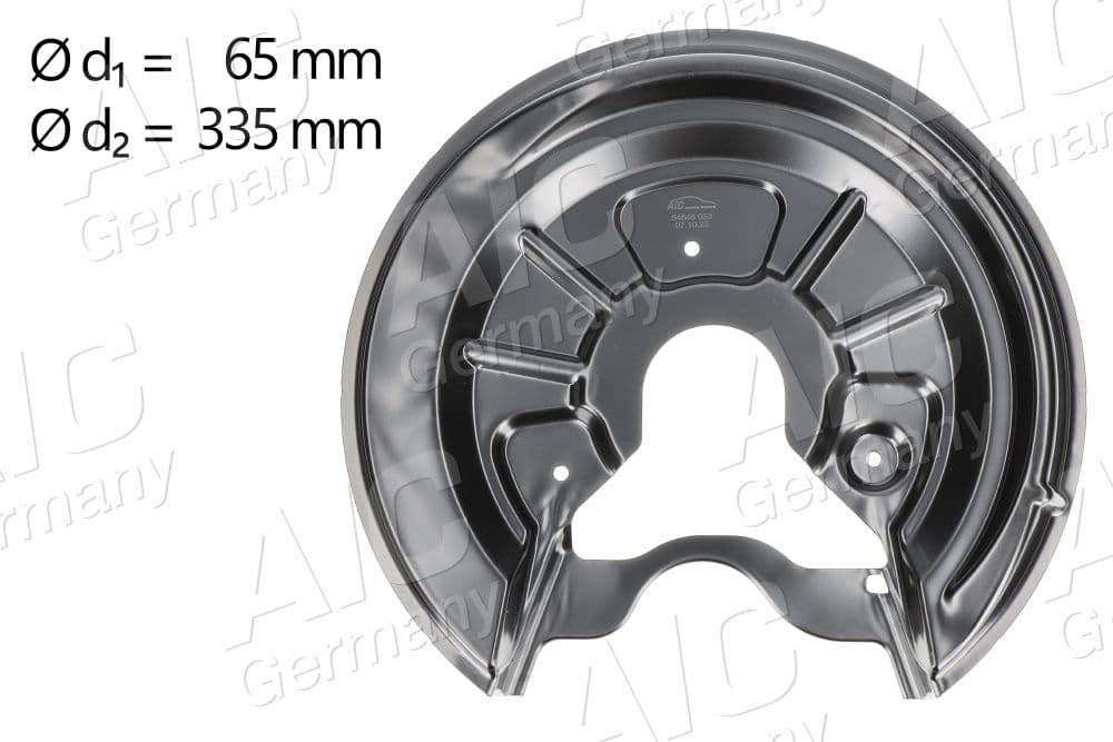protectie stropire,disc frana AIC Calitatea originală 54848
