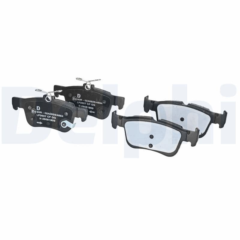 set placute frana,frana disc DELPHI LP3607
