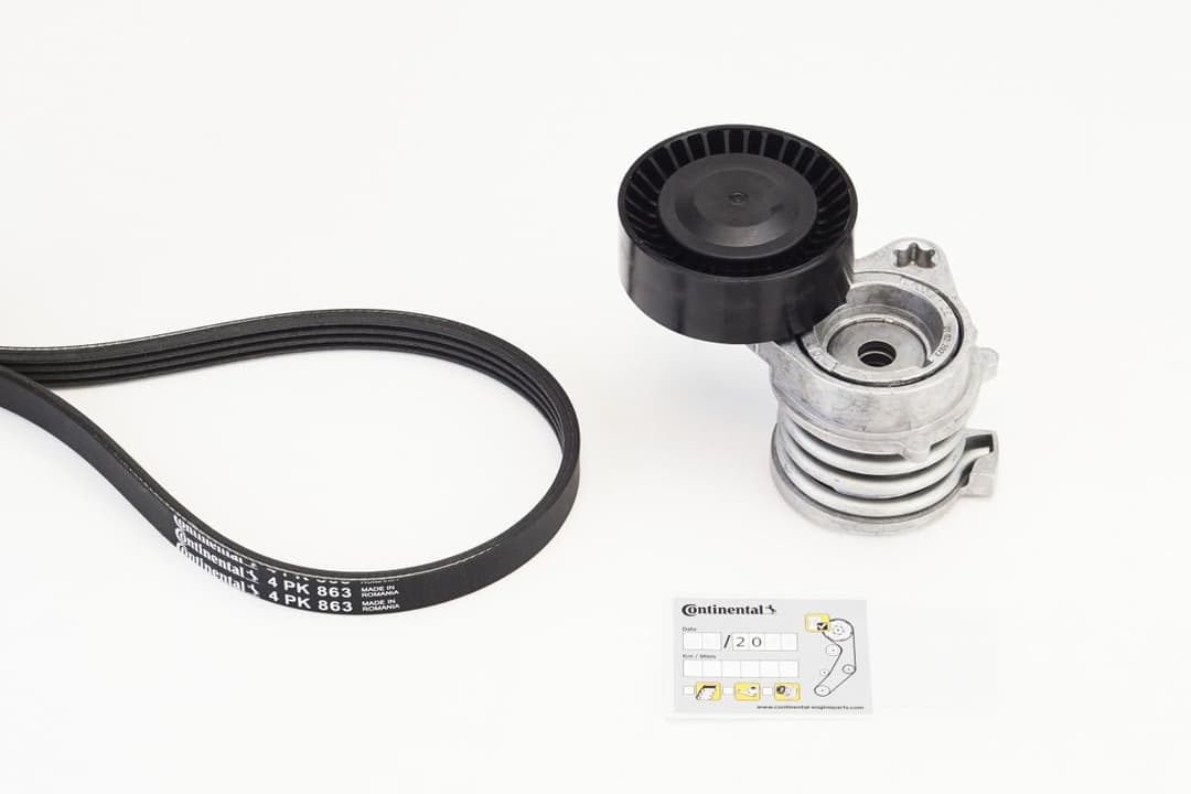 Set curea transmisie cu caneluri CONTINENTAL CTAM 4PK863K1