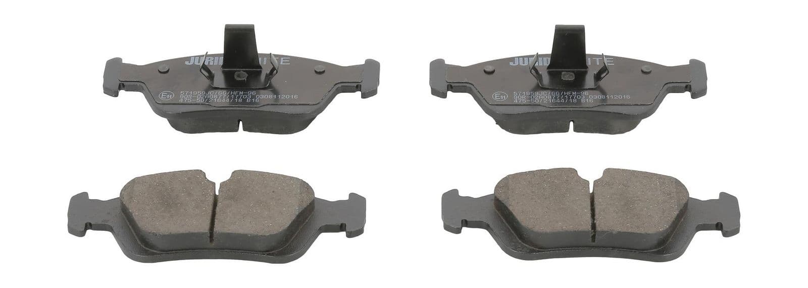 set placute frana,frana disc JURID White Low Dust 571959JC