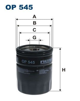 Filtru ulei FILTRON OP 545
