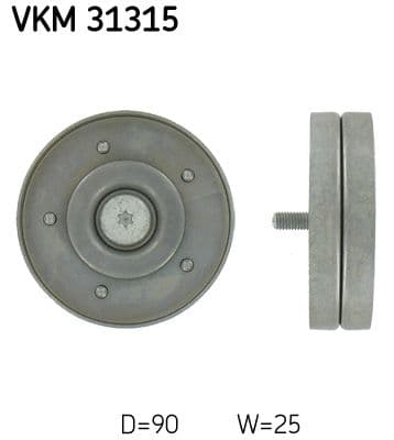 Rola ghidare/conducere, curea transmisie SKF VKM 31315