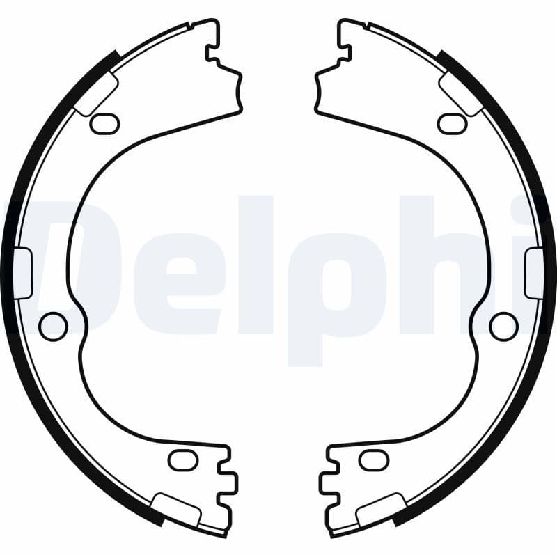 Set saboti frana, frana de mana DELPHI LS2166
