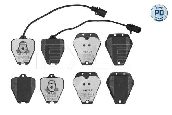 set placute frana,frana disc MEYLE -PD: Advanced performance and design. 025 214 5418/PD