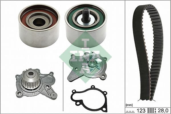 Set pompa apa + curea dintata Schaeffler INA 530 0502 31