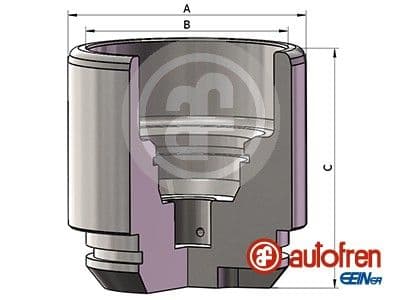 Piston, etrier frana AUTOFREN SEINSA D025691