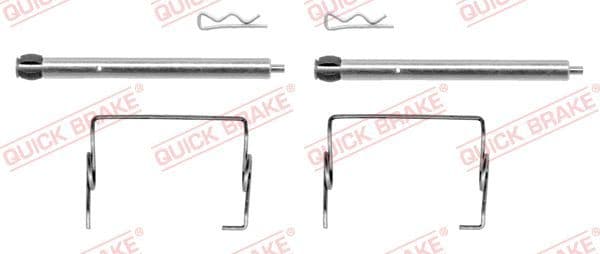 Set accesorii, placute frana QUICK BRAKE 109-1267