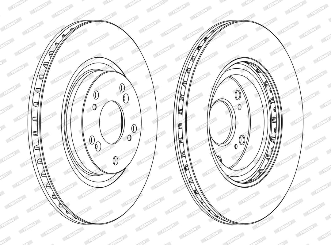 Disc frana FERODO DDF1596C