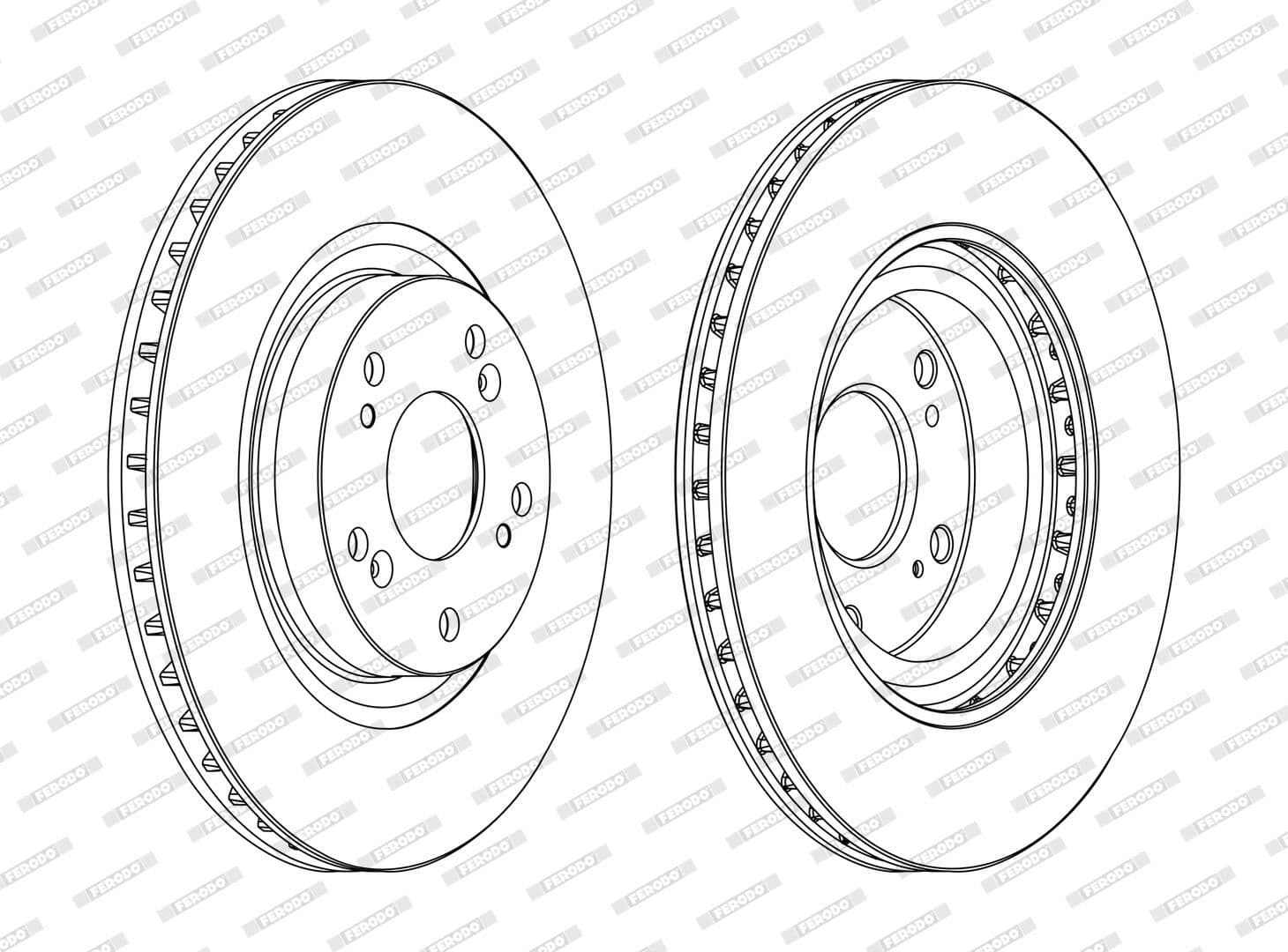 Disc frana FERODO DDF1596C