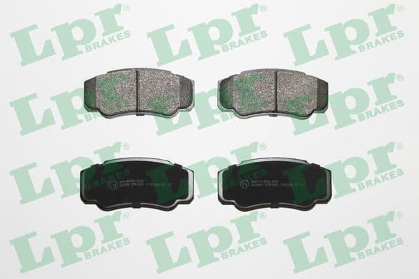 set placute frana,frana disc LPR 05P885