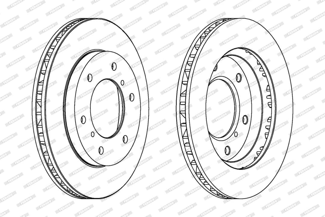 Disc frana FERODO PREMIER DDF1384C