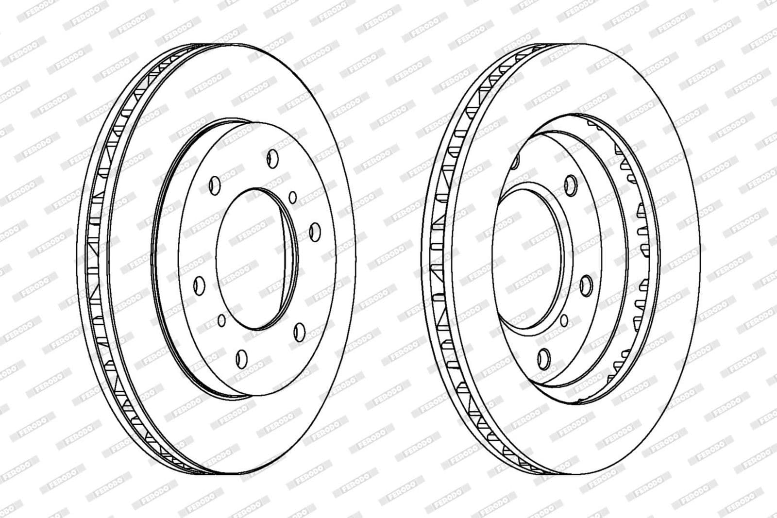 Disc frana FERODO PREMIER DDF1384C