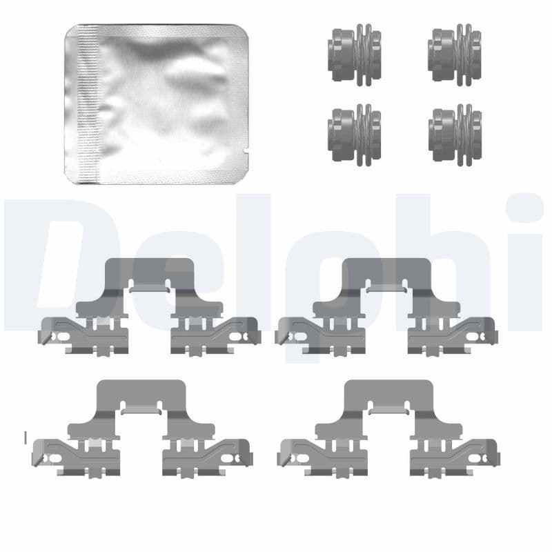 Set accesorii, placute frana DELPHI LX0776