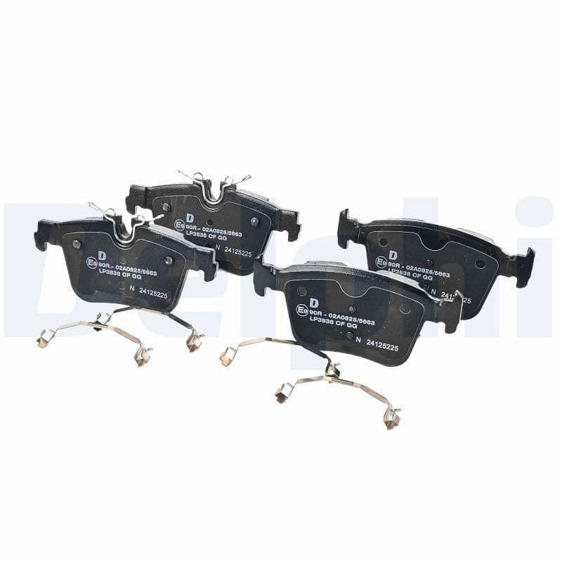 set placute frana,frana disc DELPHI LP3838