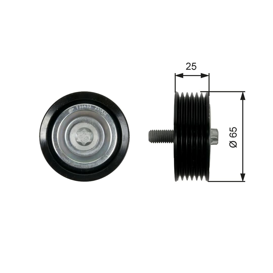 Rola ghidare/conducere, curea transmisie GATES DriveAlign™ T36433