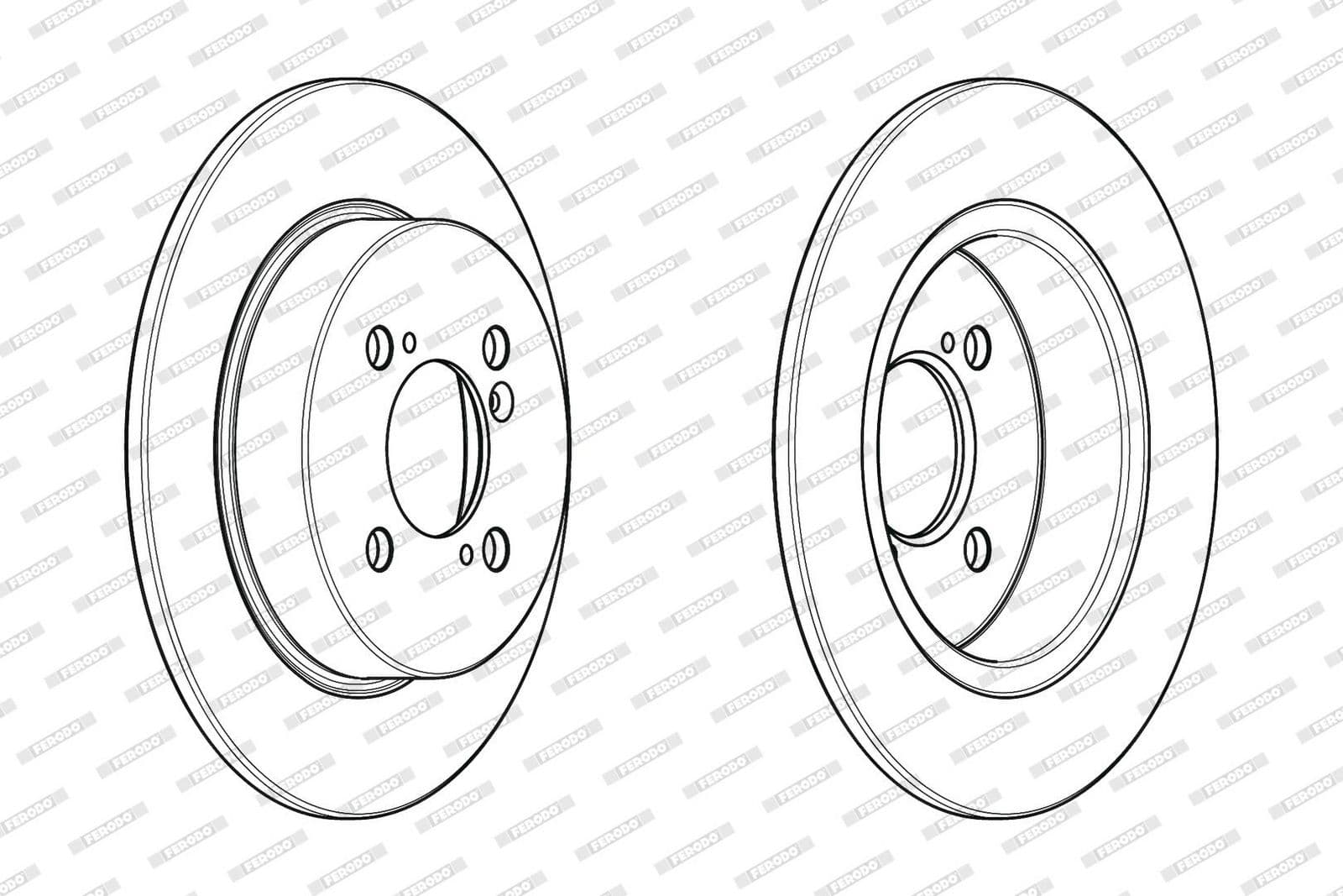 Disc frana FERODO DDF2071C