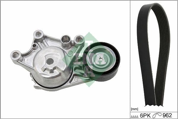 Set curea transmisie cu caneluri Schaeffler INA 529 0335 10