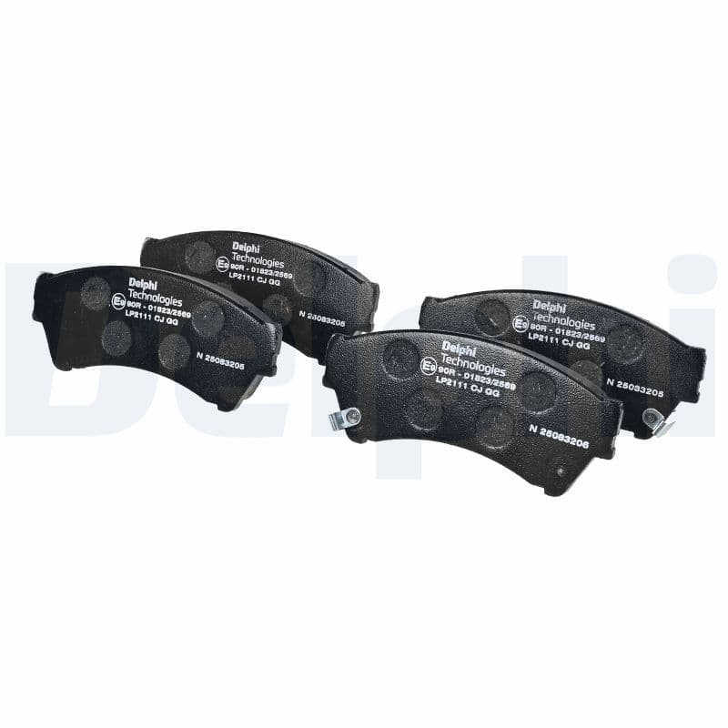 set placute frana,frana disc DELPHI LP2111